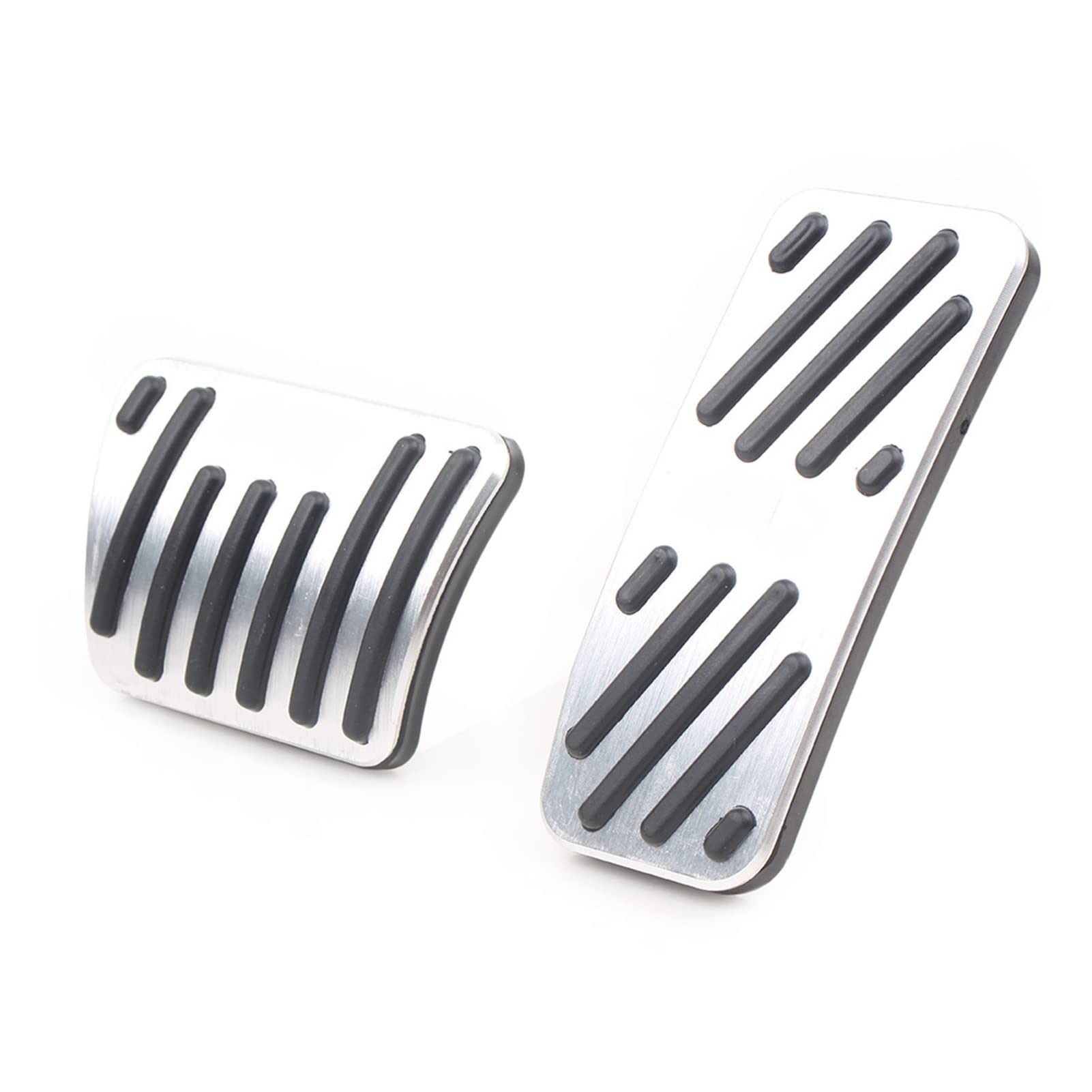KNOKR Aluminiumgas-Brennstoff-Pad-Pedalabdeckung for Jeep Fit for Cherokee (KL) 2014 2015 2016 2017 2018 2018 2019 2018 Pedale von KNOKR