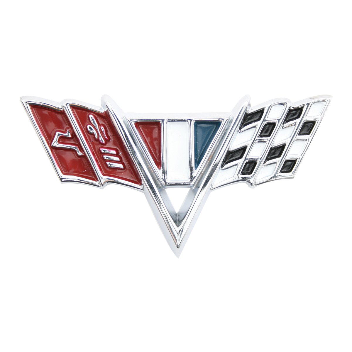 KNS Accessories KC4526 V Flag Front Fender Emblem (1964-1967 Impala) von KNS Accessories