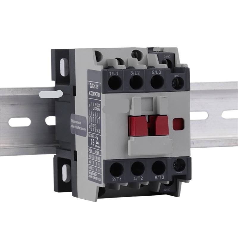 1 stücke AC Schütz 3Phase 3Pole NO NC Spule Spannung 220v 50/60Hz Din-schiene 3P 1NO 1NC(12A) von KNUUXHDDK