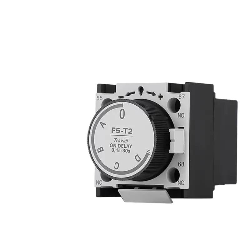 1 stücke F5 Serie Schütz Power Verzögerung Hilfs Kontaktieren F5-T0 T2 T4 F5-D0 D2 D4(F5-D4) von KNUUXHDDK