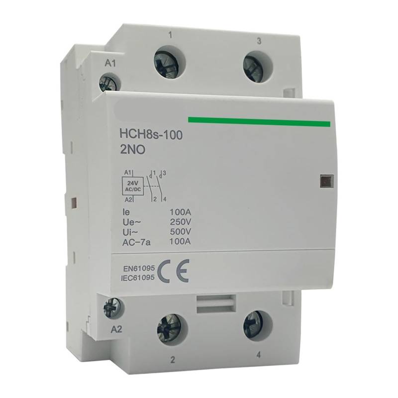 1 stücke Schütz 2P 2NO 1NO1NC DC24V Automatische Householdr Schütz Din-schiene Typ(100A 2NC DC24V) von KNUUXHDDK