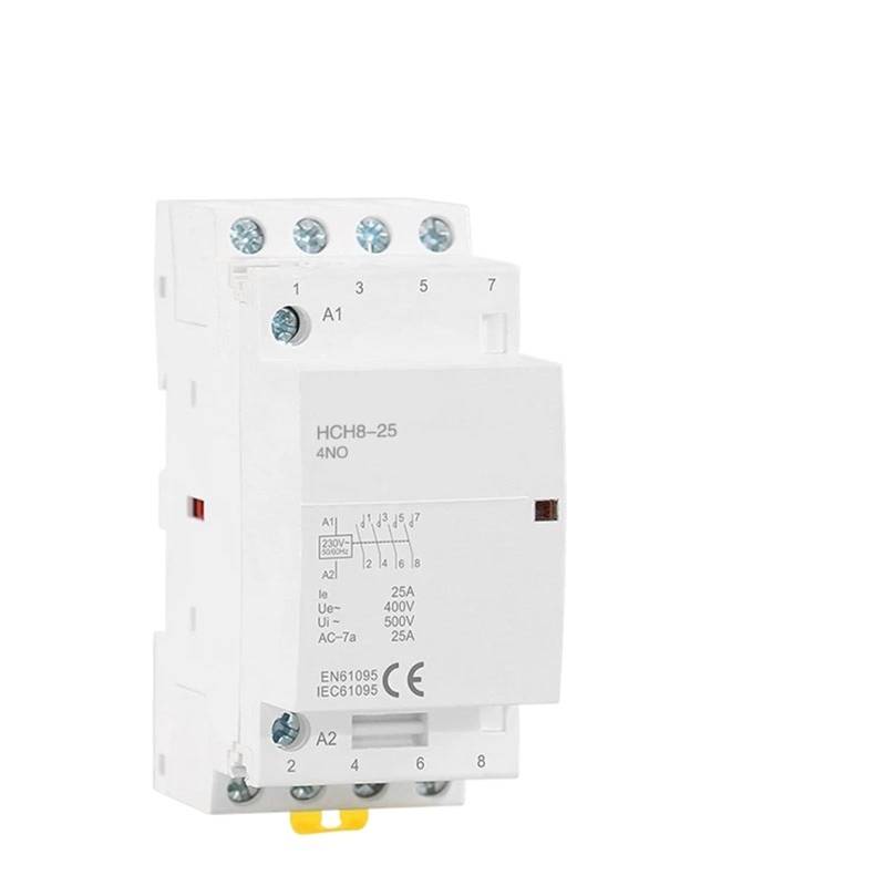 1 stücke Schütz 4P 16A 20A 25A 4NO 4NC oder 2NO2NC 24V 110V 220V Automatische Haushalts Schütz din-schiene Typ(4P 25A 2NO2NC DC24V) von KNUUXHDDK