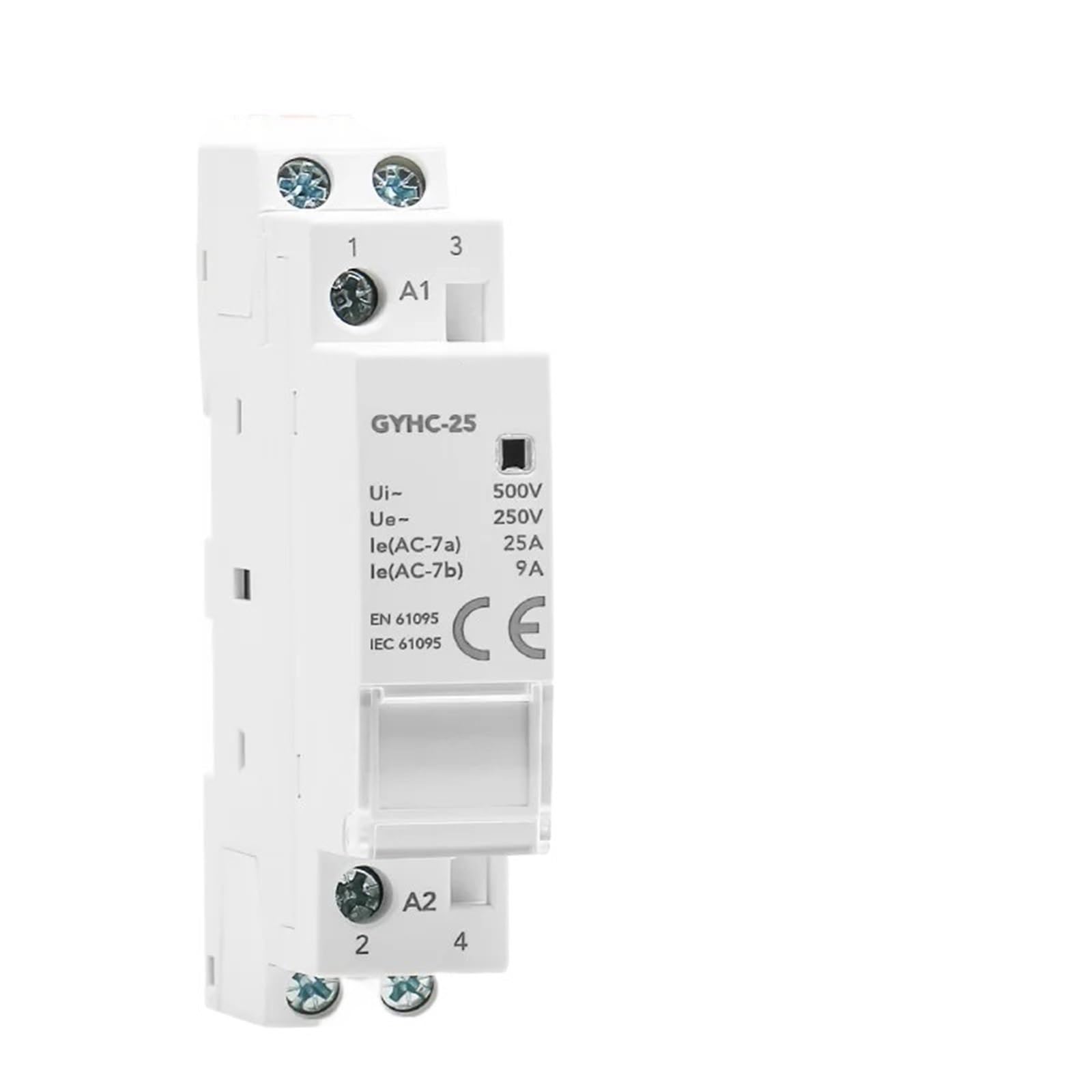 1 stücke Schütz AC220V 2P 16A 20A 25A 1NO 1NC 2NO 2NC 1NO1NC Hilfs Schütz(2P 16A 2NO) von KNUUXHDDK