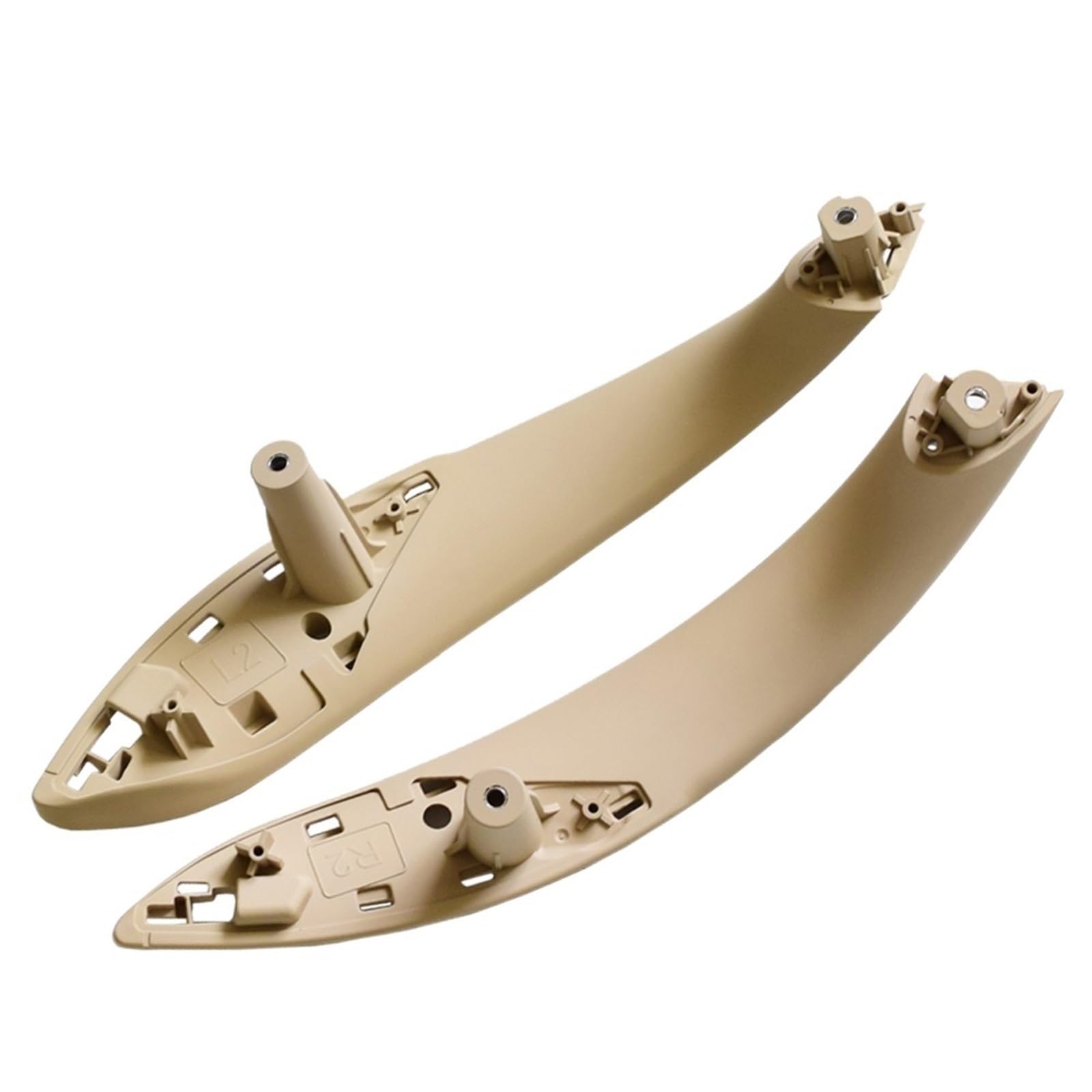 Auto-Innen Türgriffe Für 3 4 Serie F30 F80 F31 F32 F33 F34 F35 F36 Carbon Faser Auto Innen Griff Innen Tür Panel Pull Trim Abdeckung Auto Innen Türgriff(Beige-2pcs-Rear) von KNWIAUQ