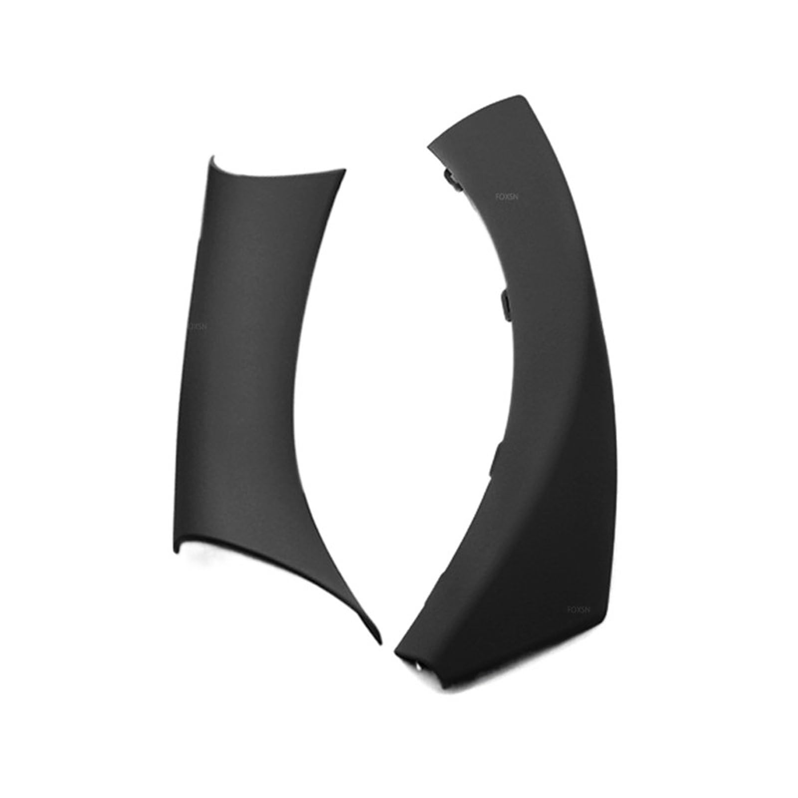 Auto-Innen Türgriffe Für 3 Serie E90 E91 2004-2012 Auto Carbon Fiber Innen Tür Panel Haltegriff Armlehne Schutzhülle Auto Innen Türgriff(Black Left) von KNWIAUQ