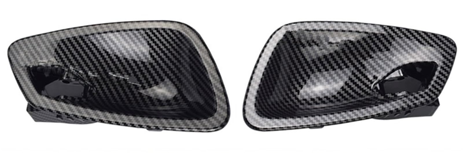 Auto-Innen Türgriffe Für 3er E90 E91 E92 E93 2005–2012, Auto-Innentürschüssel-Griffabdeckung, Auto-Innentürgriff Auto Innen Türgriff(Carbon Fiber Texture) von KNWIAUQ
