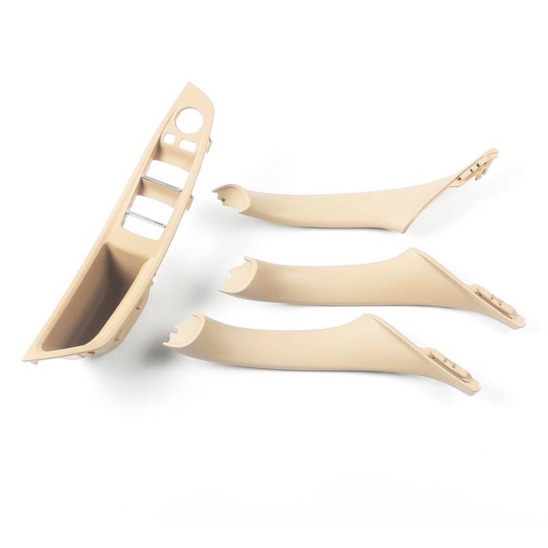Auto-Innen Türgriffe Für 5 Series F10 F11 2011 2013 2014 2015 2016 2017 Auto Linkslenker Innentürgriff Panel Pull Trim Abdeckung Auto Innen Türgriff(Beige yellow2) von KNWIAUQ