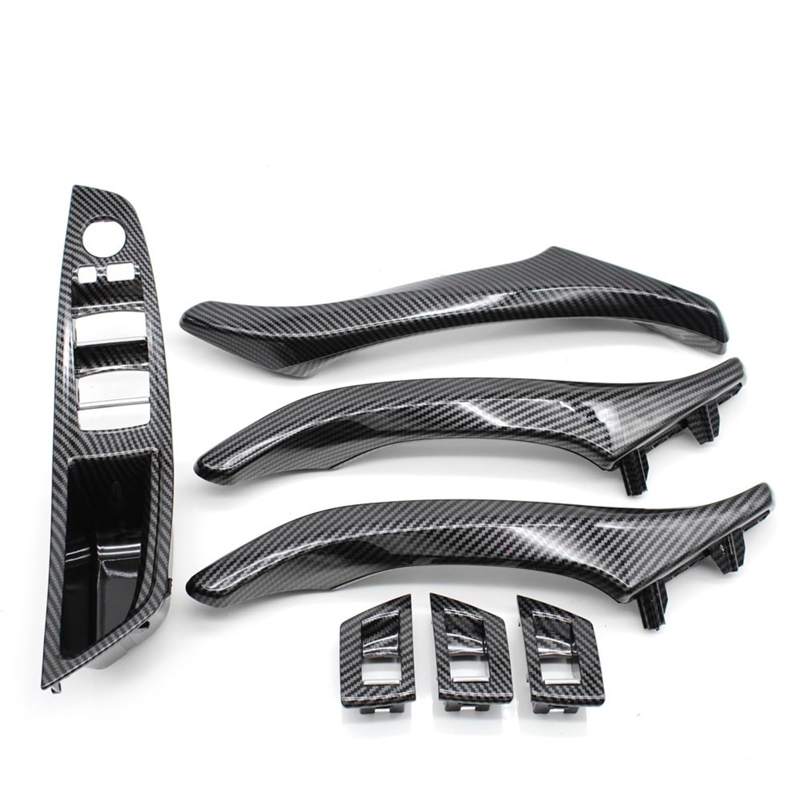 Auto-Innen Türgriffe Für 5 Series F10 F11 520i 523i 525i 528i 535i 520d 530d LHD RHD Auto Innen Türgriff Armlehne Panel Trim Auto Innen Türgriff(LHD Assembly Set) von KNWIAUQ
