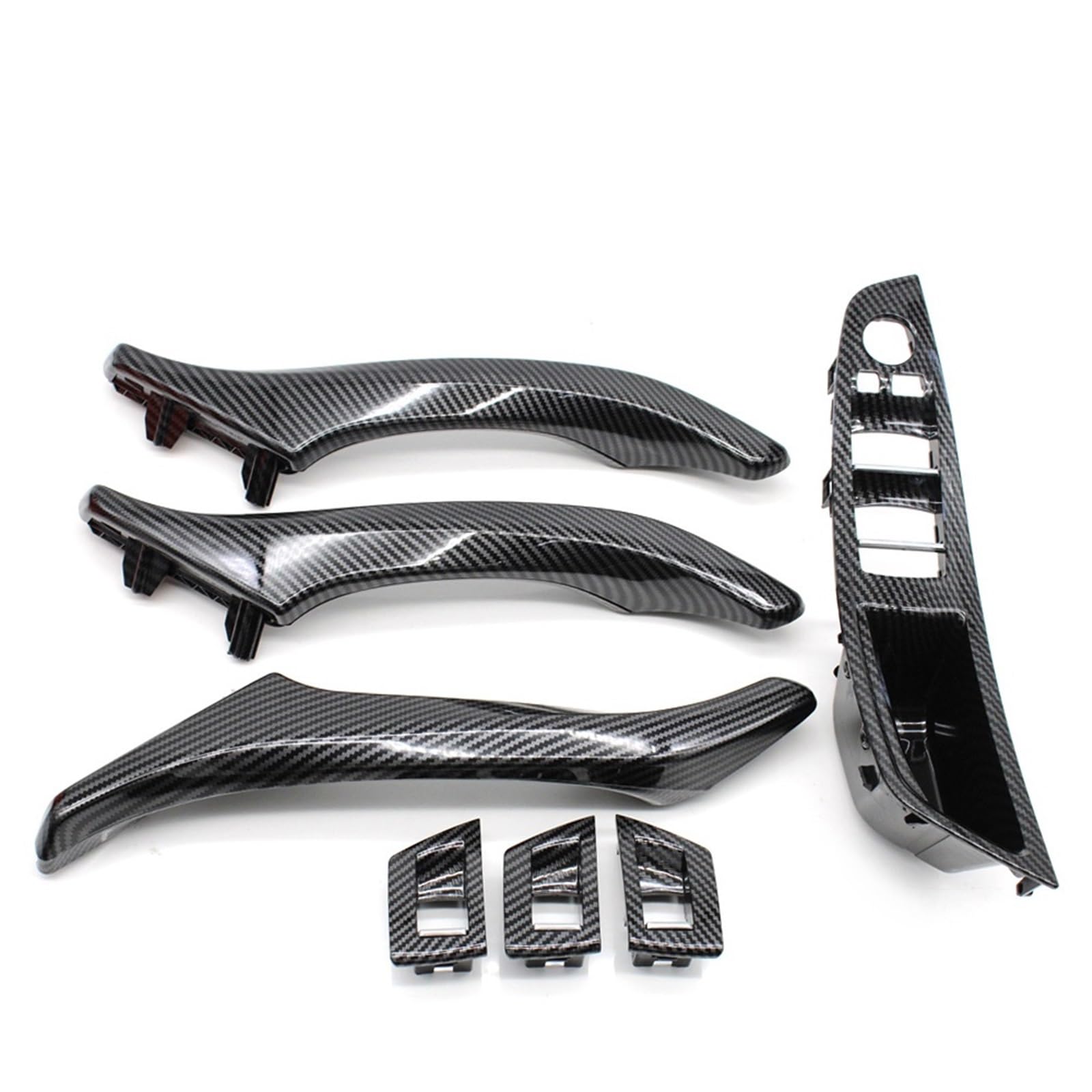 Auto-Innen Türgriffe Für 5 Series F10 F11 520i 523i 525i 528i 535i 520d 530d LHD RHD Auto Innen Türgriff Armlehne Panel Trim Auto Innen Türgriff(RHD Assembly Set) von KNWIAUQ