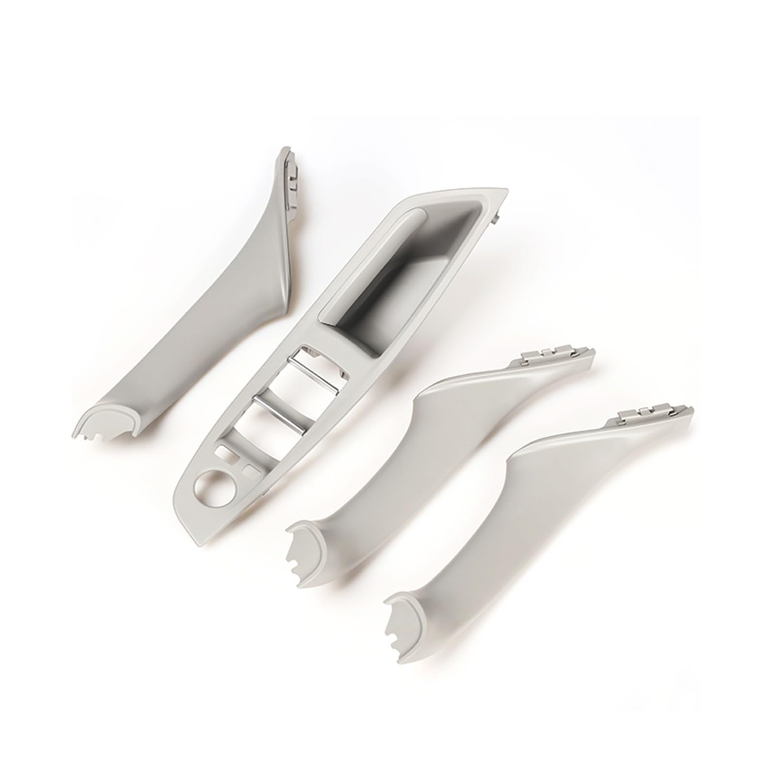 Auto-Innen Türgriffe Für 5 Series F10 F11 F18 Links Rechts Innentürgriff Innentürverkleidung Pull Trim Cover Auto Innen Türgriff(4Pc Gray) von KNWIAUQ