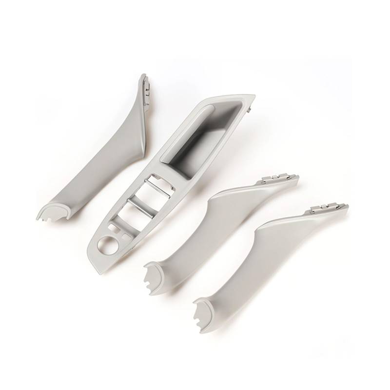 Auto-Innen Türgriffe Für 5 Series F10 F11 F18 Links Rechts Innentürgriff Innentürverkleidung Pull Trim Cover Auto Innen Türgriff(4Pc Gray) von KNWIAUQ
