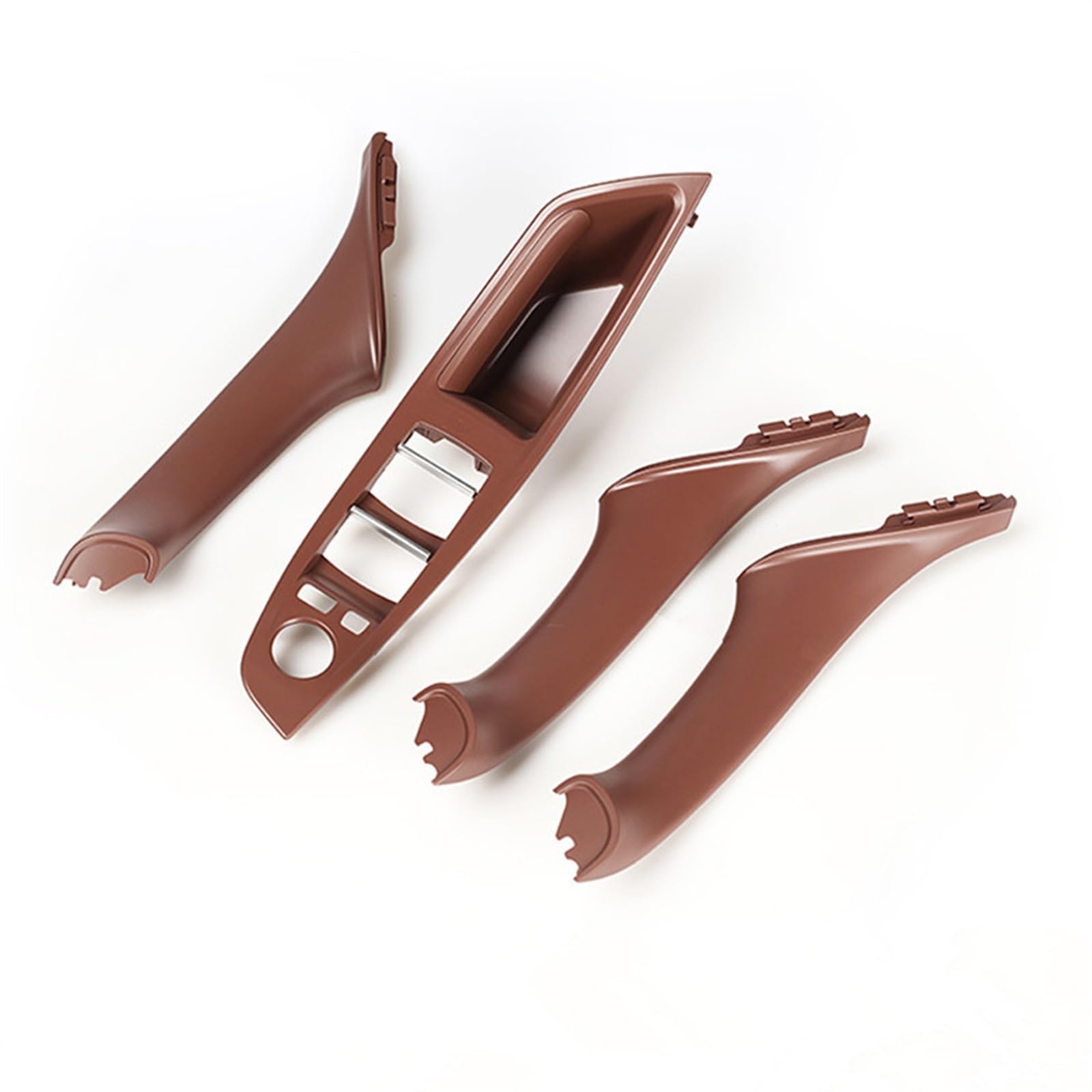 Auto-Innen Türgriffe Für 5 Series F10 F11 F18 Links Rechts Innentürgriff Innentürverkleidung Pull Trim Cover Auto Innen Türgriff(4Pc Red Brown) von KNWIAUQ