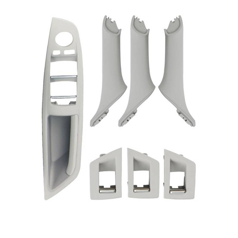 Auto-Innen Türgriffe Für 5 Series F10 F11 F18 Links Rechts Innentürgriff Innentürverkleidung Pull Trim Cover Auto Innen Türgriff(7Pc Gray) von KNWIAUQ