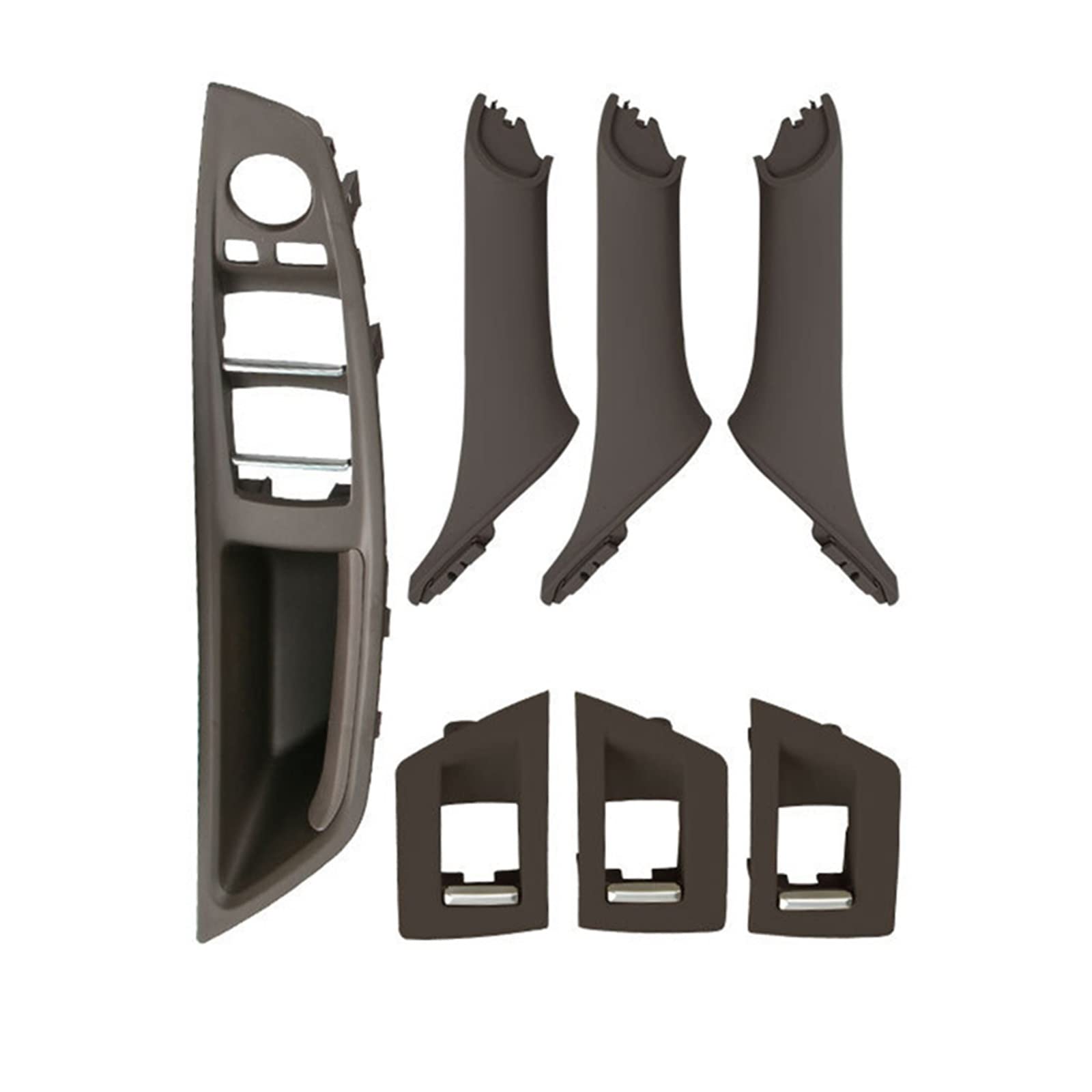 Auto-Innen Türgriffe Für 5 Series F10 F11 F18 Links Rechts Innentürgriff Innentürverkleidung Pull Trim Cover Auto Innen Türgriff(7Pc Moka) von KNWIAUQ