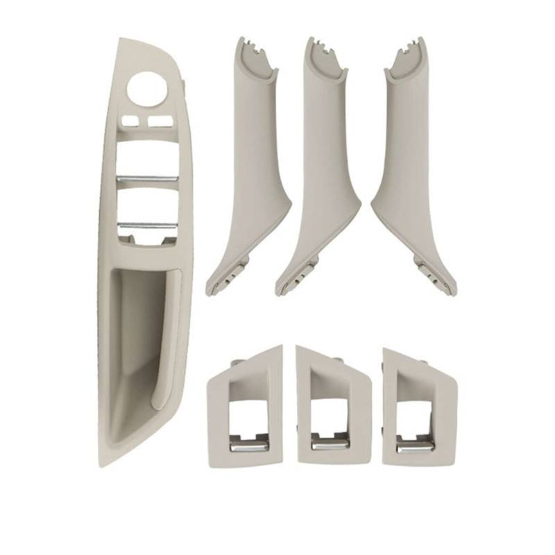 Auto-Innen Türgriffe Für 5 Series F10 F11 F18 Links Rechts Innentürgriff Innentürverkleidung Pull Trim Cover Auto Innen Türgriff(7Pc Oyster) von KNWIAUQ