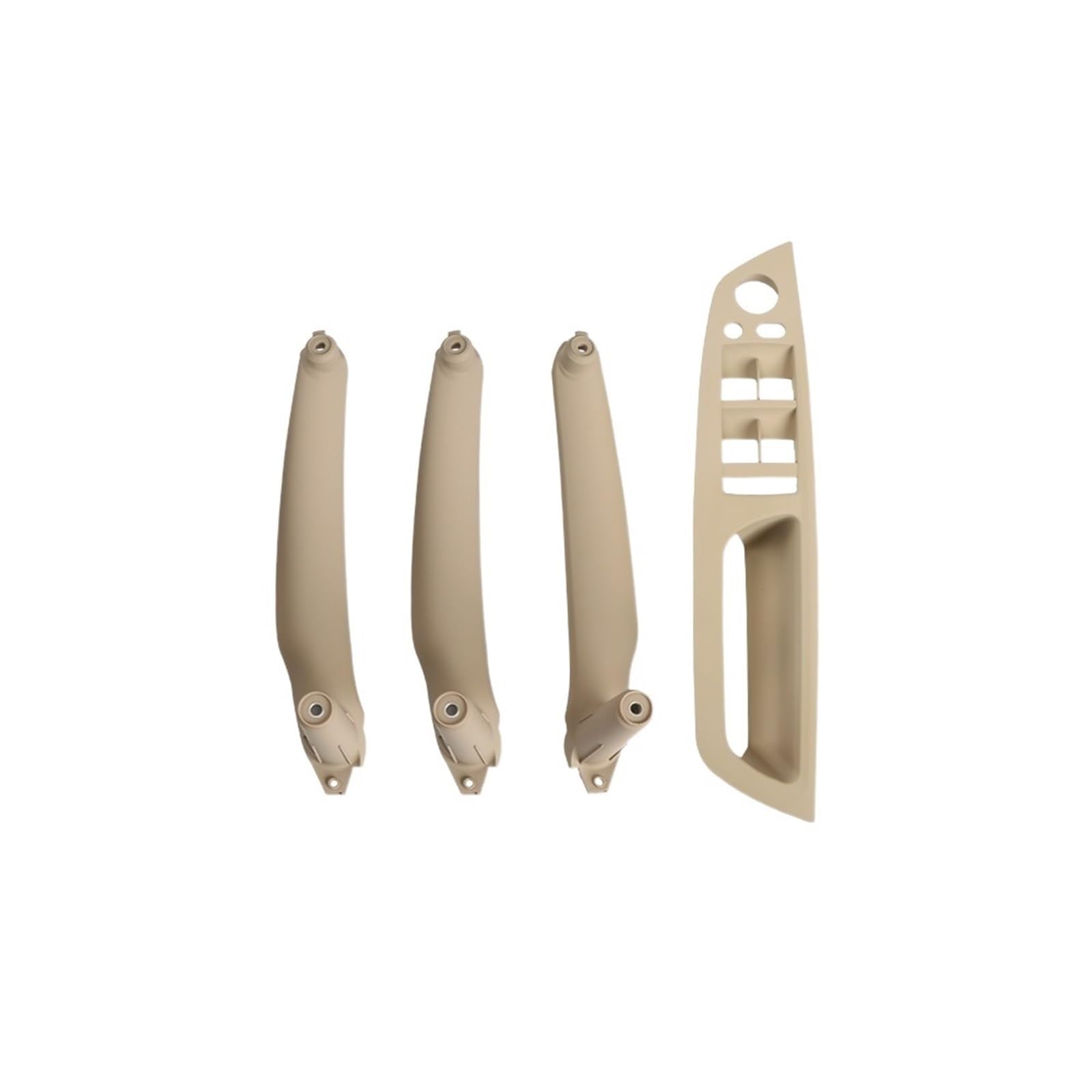 Auto-Innen Türgriffe Für E70 E71 E72 X5 X6 LHD RHD 4 Stücke Auto Innentürgriff Innenverkleidung Pull Trim Abdeckung Griff Set Auto Innen Türgriff(Model A RHD Beige) von KNWIAUQ