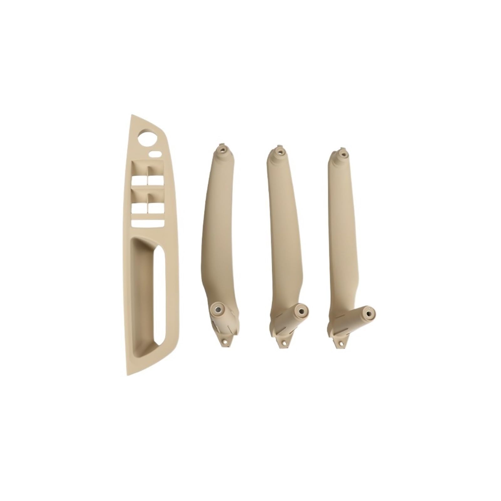 Auto-Innen Türgriffe Für E70 E71 E72 X5 X6 LHD RHD 4 Stücke Auto Innentürgriff Innenverkleidung Pull Trim Abdeckung Griff Set Auto Innen Türgriff(Model B LHD Beige) von KNWIAUQ