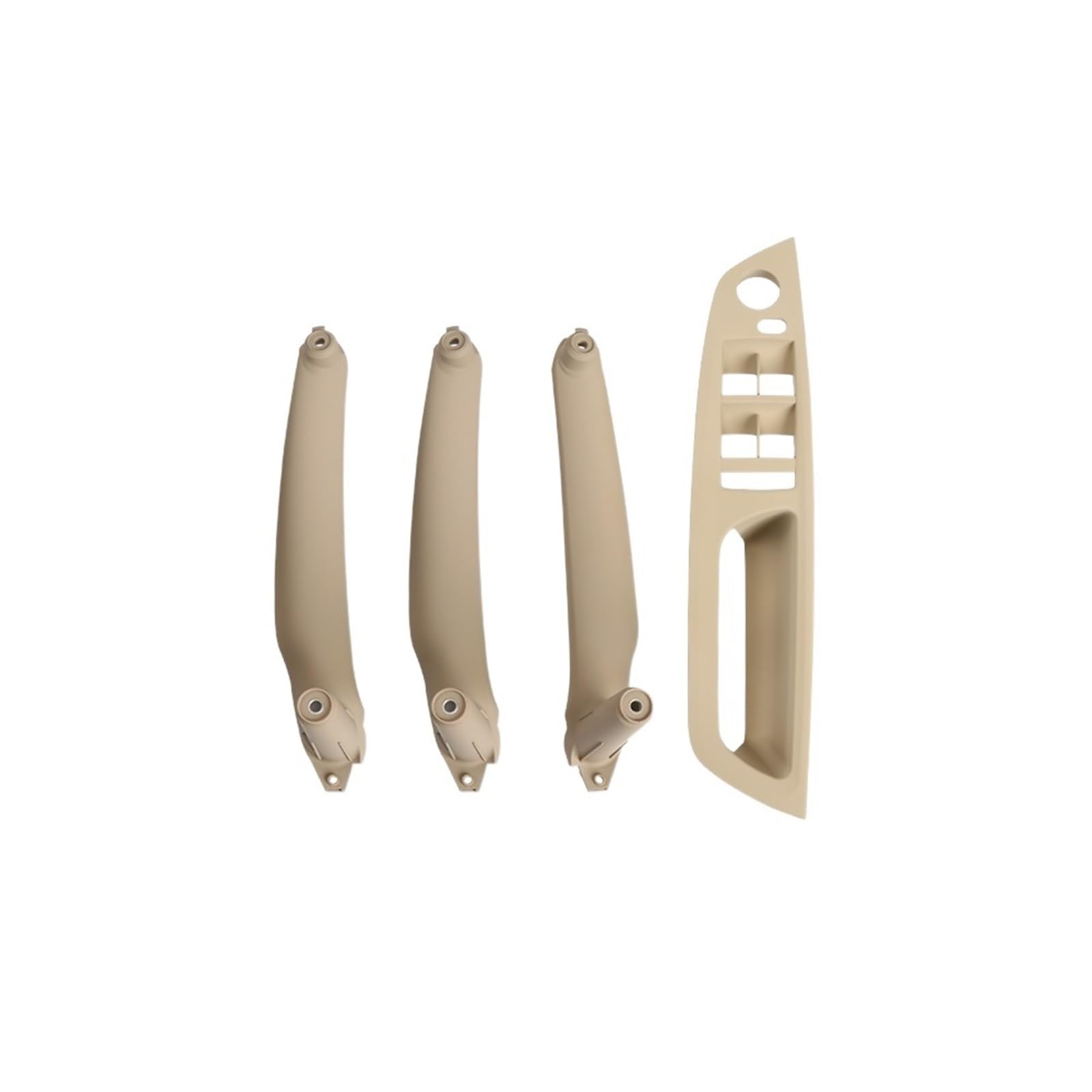 Auto-Innen Türgriffe Für E70 E71 E72 X5 X6 LHD RHD 4 Stücke Auto Innentürgriff Innenverkleidung Pull Trim Abdeckung Griff Set Auto Innen Türgriff(Model B RHD Beige) von KNWIAUQ