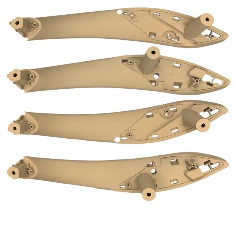 Auto-Innen Türgriffe Für F30 F31 F32 F33 F34 F35 F36 F80 Links Rechts Auto Innentürgriff Pull Trim Abdeckung Auto Innen Türgriff(4Pcs Beige) von KNWIAUQ