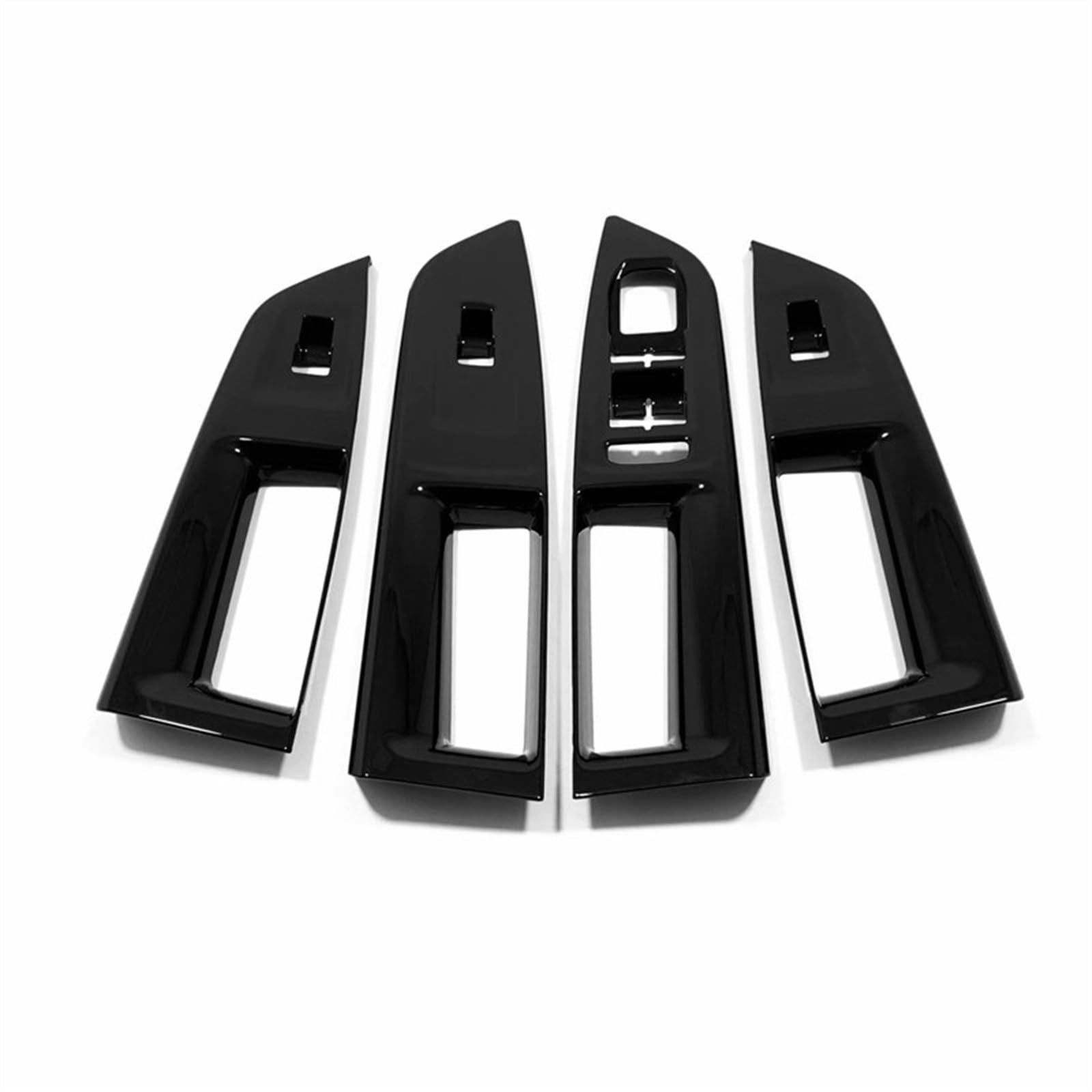 Auto-Innen Türgriffe Für VW Für Golf 8 MK8 R 2021 2022 Auto Tür Armlehne Panel Griff Halter Fensterheber Schalter Taste Abdeckung Auto Innen Türgriff(Black) von KNWIAUQ