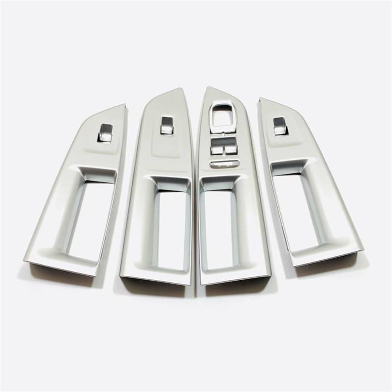 Auto-Innen Türgriffe Für VW Für Golf 8 MK8 R 2021 2022 Auto Tür Armlehne Panel Griff Halter Fensterheber Schalter Taste Abdeckung Auto Innen Türgriff(Silver) von KNWIAUQ