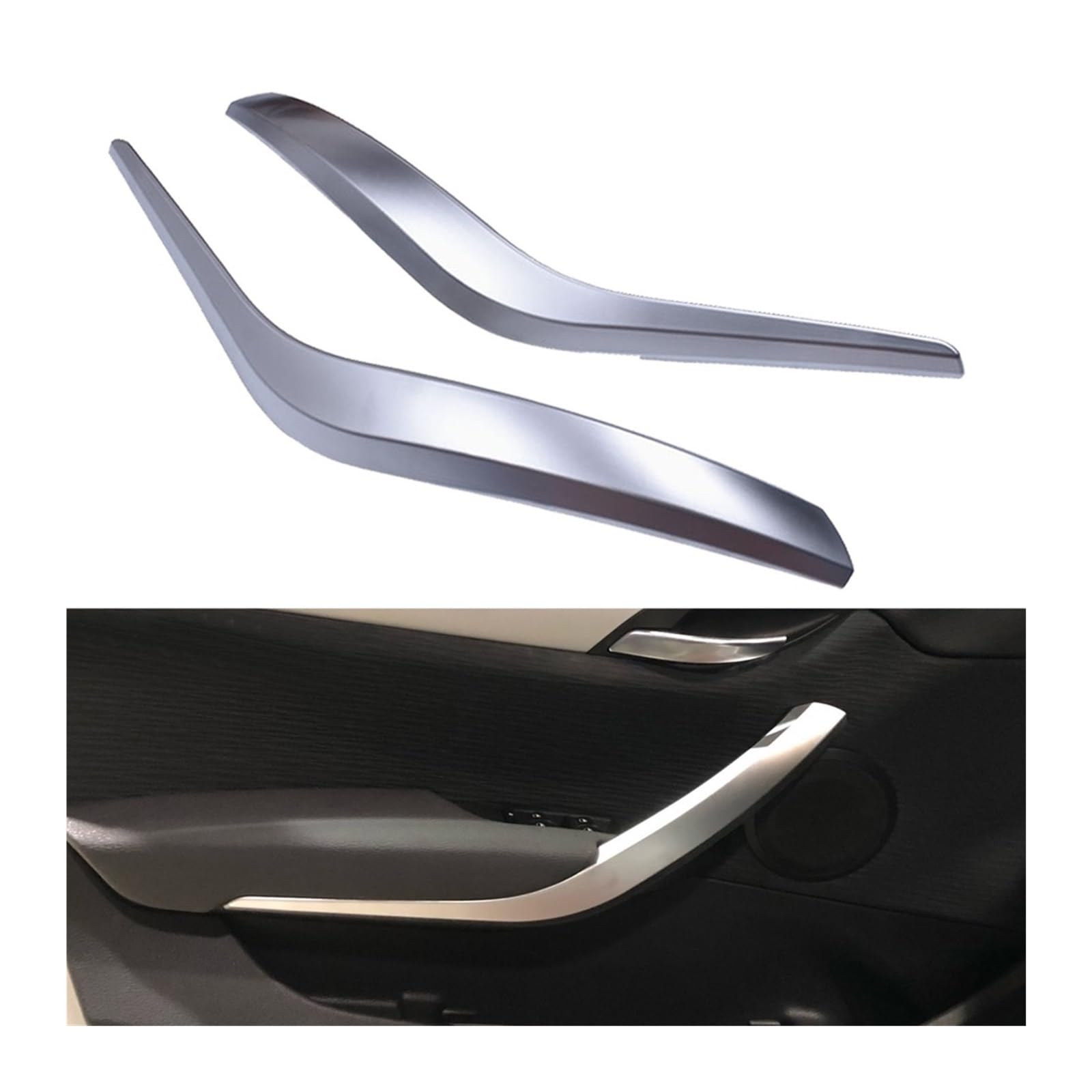Auto-Innen Türgriffe Für X1 E84 2010-2016 Auto Innentür Panel Griff Pull Trim Abdeckung Auto Innentürgriffe Abdeckungen Auto Innen Türgriff(Electroplate-Set) von KNWIAUQ