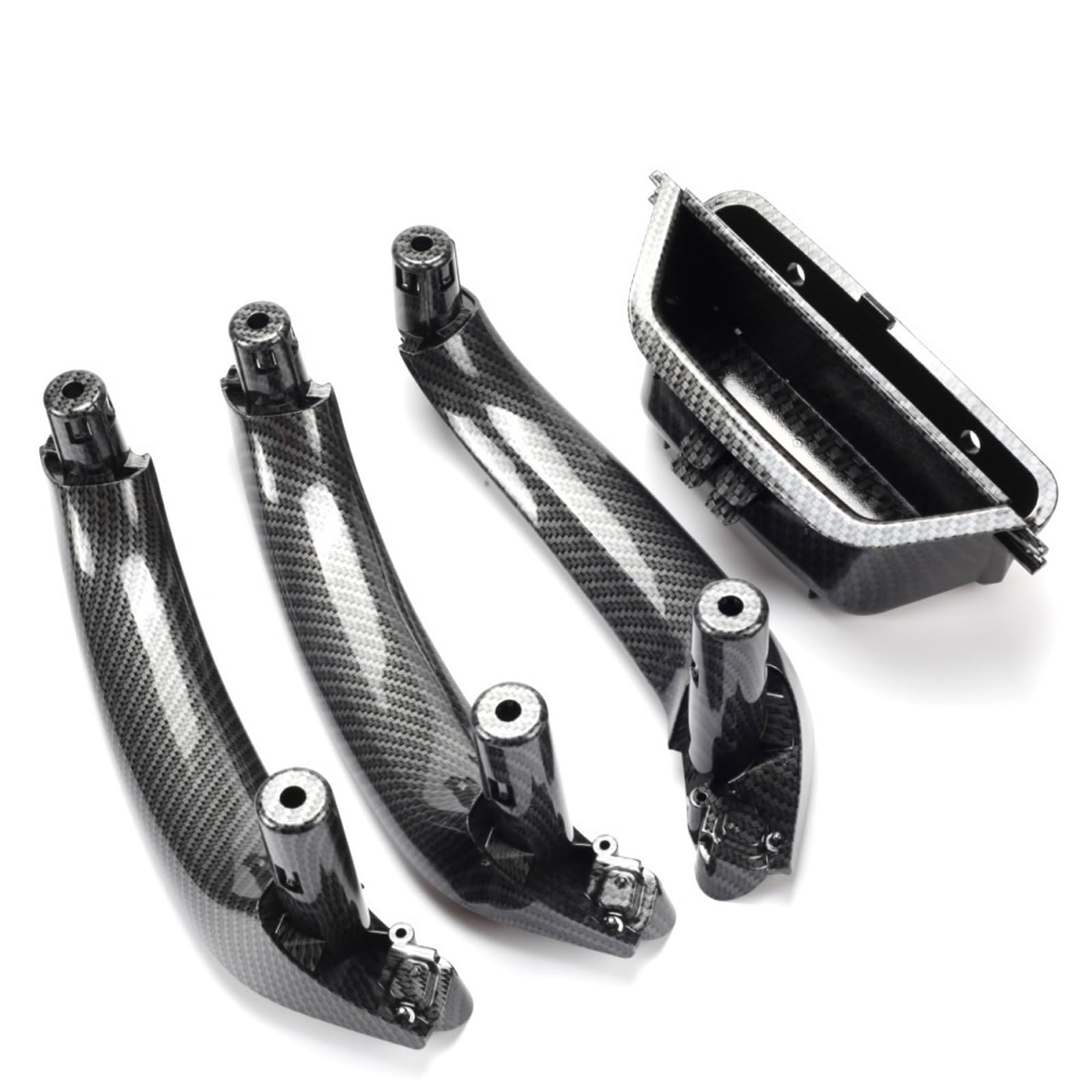 Auto-Innen Türgriffe Für X3 X4 F25 F26 2010-2016 Auto-Innentürgriff Innentürverkleidungsgriff 51417250307 Auto Innen Türgriff(RHD Carbonfiber Set) von KNWIAUQ