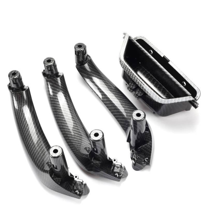 Auto-Innen Türgriffe Für X3 X4 F25 F26 2010-2016 Auto-Innentürgriff Innentürverkleidungsgriff 51417250307 Auto Innen Türgriff(RHD Carbonfiber Set) von KNWIAUQ