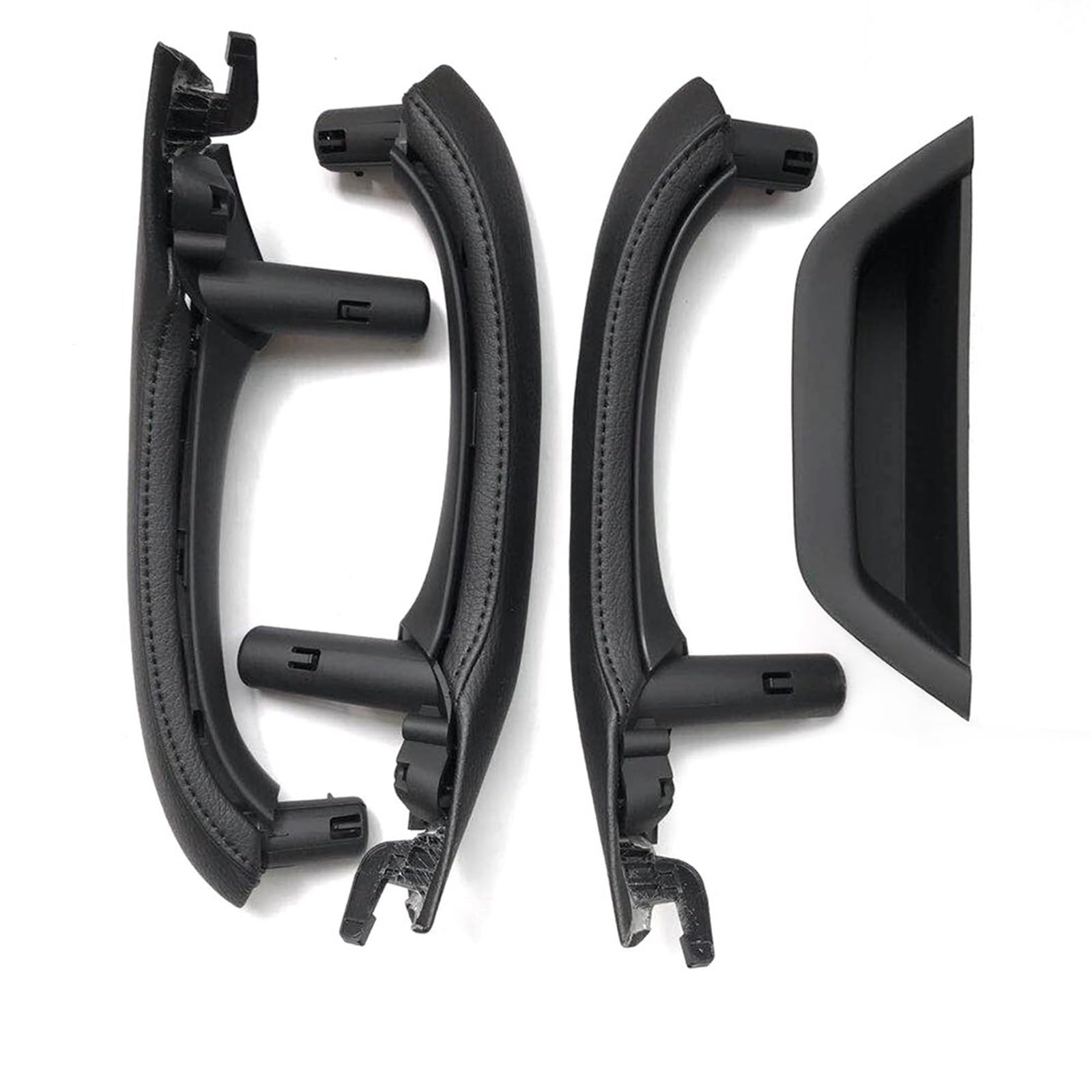 Auto-Innen Türgriffe Für X3 X4 F25 F26 2010-2016 Links Rechts Fahrer Auto Innen Tür Pull Griff Abdeckung Set Ersatz Auto Innen Türgriff(RHD Set Black) von KNWIAUQ