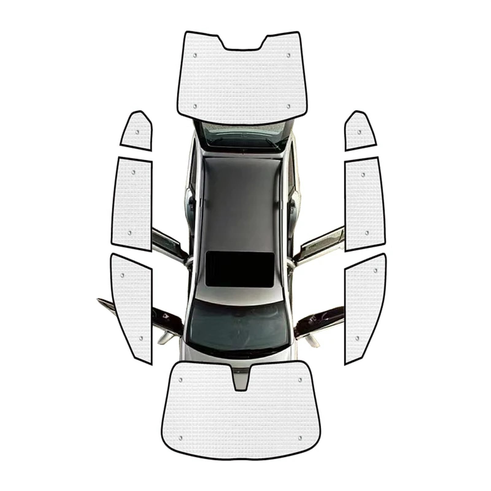 Auto Sonnenschutz Vorhang Für 3er G20 M340i 320e 2019 2020 2021 2022 2023 / Voller Auto-Sonnenschutz deckt Autofenster-Visier ab Auto Sonnenblende(Alle Sonnenschirme) von KNWIAUQ