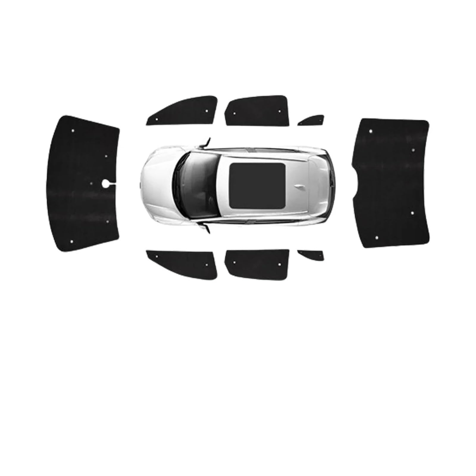 Auto Sonnenschutz Vorhang Für A4 B9 B9.5 2016-2023 2017 2018 2019 2020 2021 / Auto Vollsonnenblende Auto Sonnenschutz Anti-UV Auto Sonnenblende(Alle Sonnenschirme) von KNWIAUQ