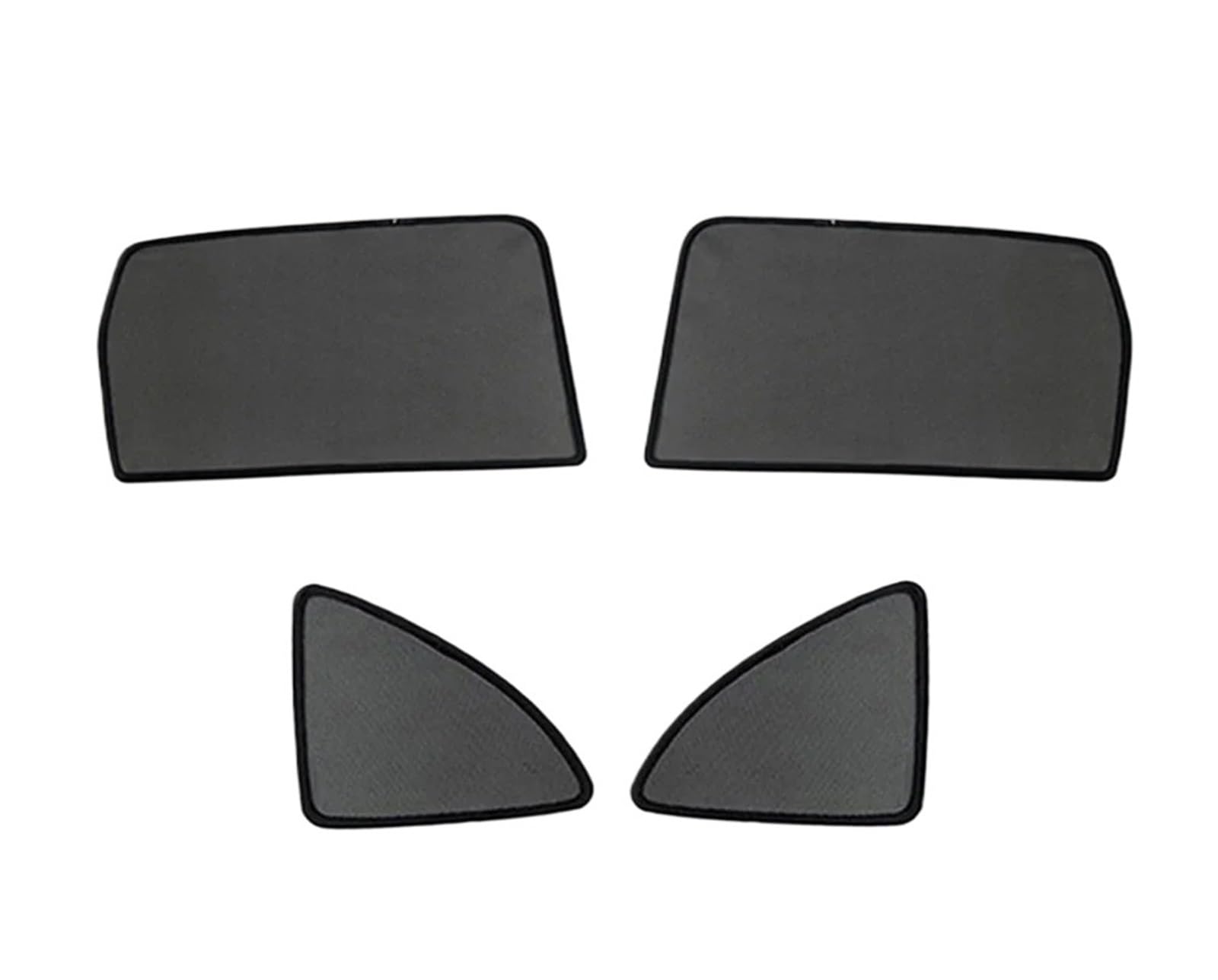 Auto Sonnenschutz Vorhang Für CRV 2012 2013 2014 2015 2016 / Magnetischer Auto-Sonnenschutz Für Die Windschutzscheibe, Vorhang Für Die Hinteren Seitenscheiben Auto Sonnenblende(4PCS Rear Triangle) von KNWIAUQ
