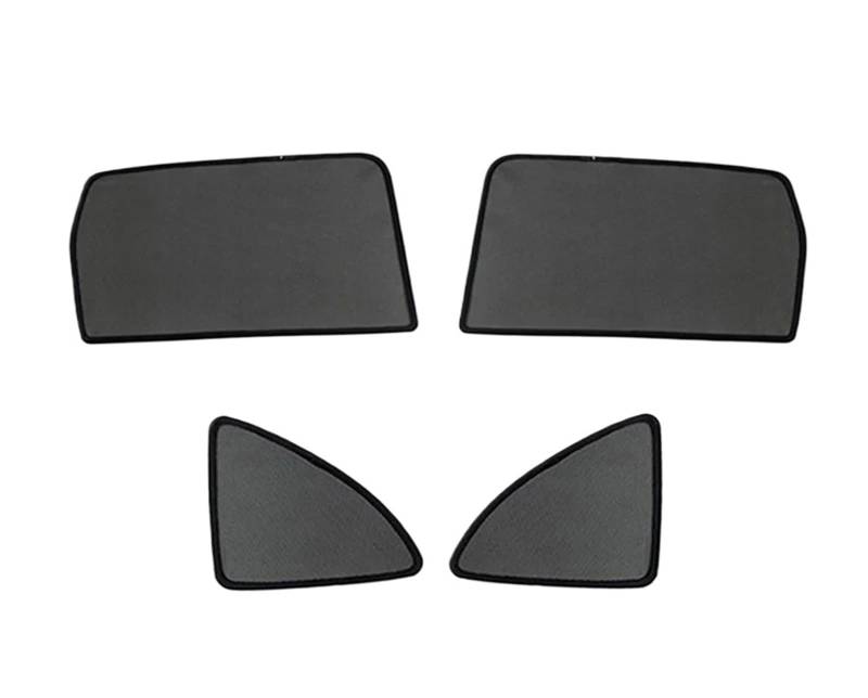 Auto Sonnenschutz Vorhang Für CRV 2012 2013 2014 2015 2016 / Magnetischer Auto-Sonnenschutz Für Die Windschutzscheibe, Vorhang Für Die Hinteren Seitenscheiben Auto Sonnenblende(4PCS Rear Triangle) von KNWIAUQ