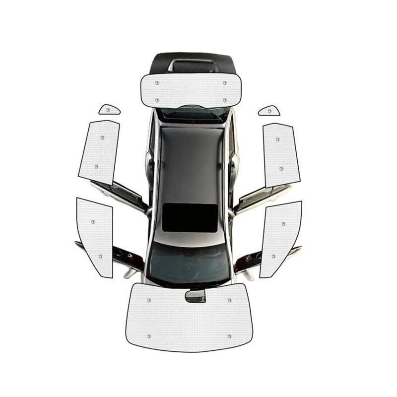 Auto Sonnenschutz Vorhang Für Changan Für CS35 Plus 2018 2019 2020 2021 2022 2023/Auto Vollfenster Sonnenschutz Abdeckung Auto Sonnenschutz Sonnenblenden Anti-UV Auto Sonnenblende(Alle Sonnenschirme) von KNWIAUQ