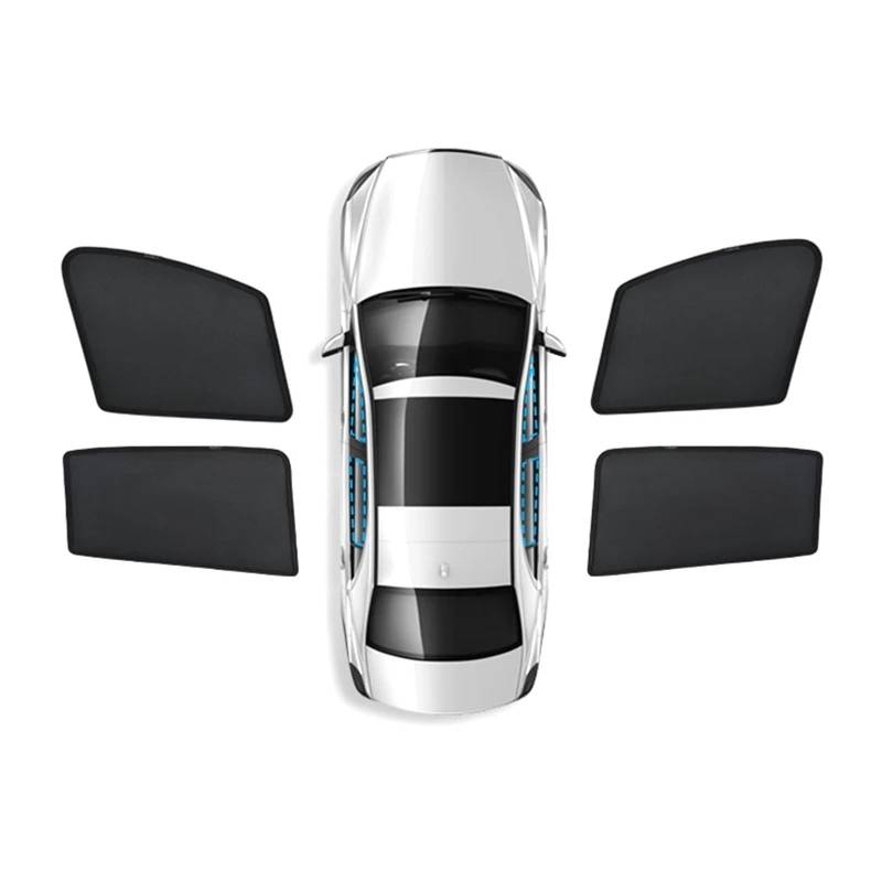 Auto Sonnenschutz Vorhang Für Changan Für Hunter Plus 2023 2024/Magnetische Auto Seite Fenster Sonnenschutz Adsorption Vorhang Auto Sonnenschutz UV-Reflexion Auto Sonnenblende von KNWIAUQ