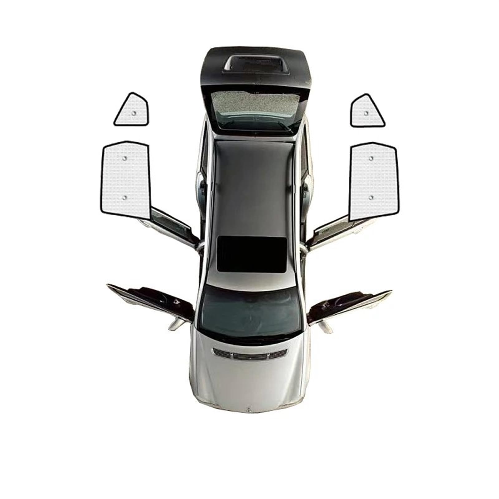 Auto Sonnenschutz Vorhang Für Fit Für Jazz GE6 GE9 2008 2009 2010 2011 2012 2013/Auto Fenster Sonnenschutz Windschutzscheiben Sonnenblenden Auto Sonnenschutz Auto Sonnenblende(Rear Windows) von KNWIAUQ