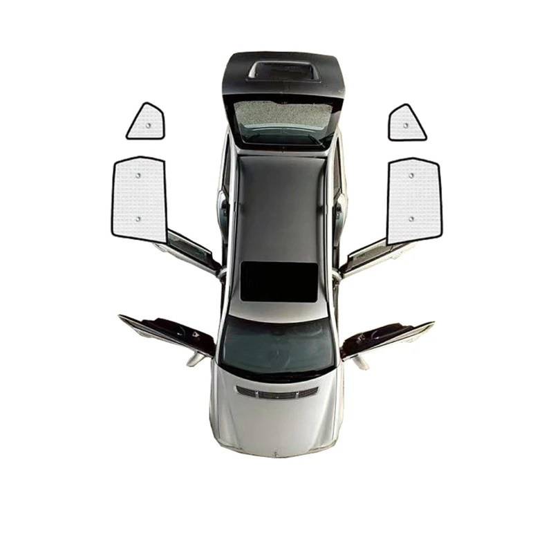 Auto Sonnenschutz Vorhang Für Fit Für Jazz GE6 GE9 2008 2009 2010 2011 2012 2013/Auto Fenster Sonnenschutz Windschutzscheiben Sonnenblenden Auto Sonnenschutz Auto Sonnenblende(Rear Windows) von KNWIAUQ