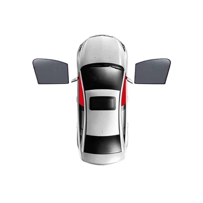 Auto Sonnenschutz Vorhang Für Ford Für Explorer 6 2020-2023/Auto Fenster Sonnenschutz Frontscheibe Vorhang Hinten Seite Fenster Sonnenschutz Auto Sonnenblende(2PCS Front) von KNWIAUQ