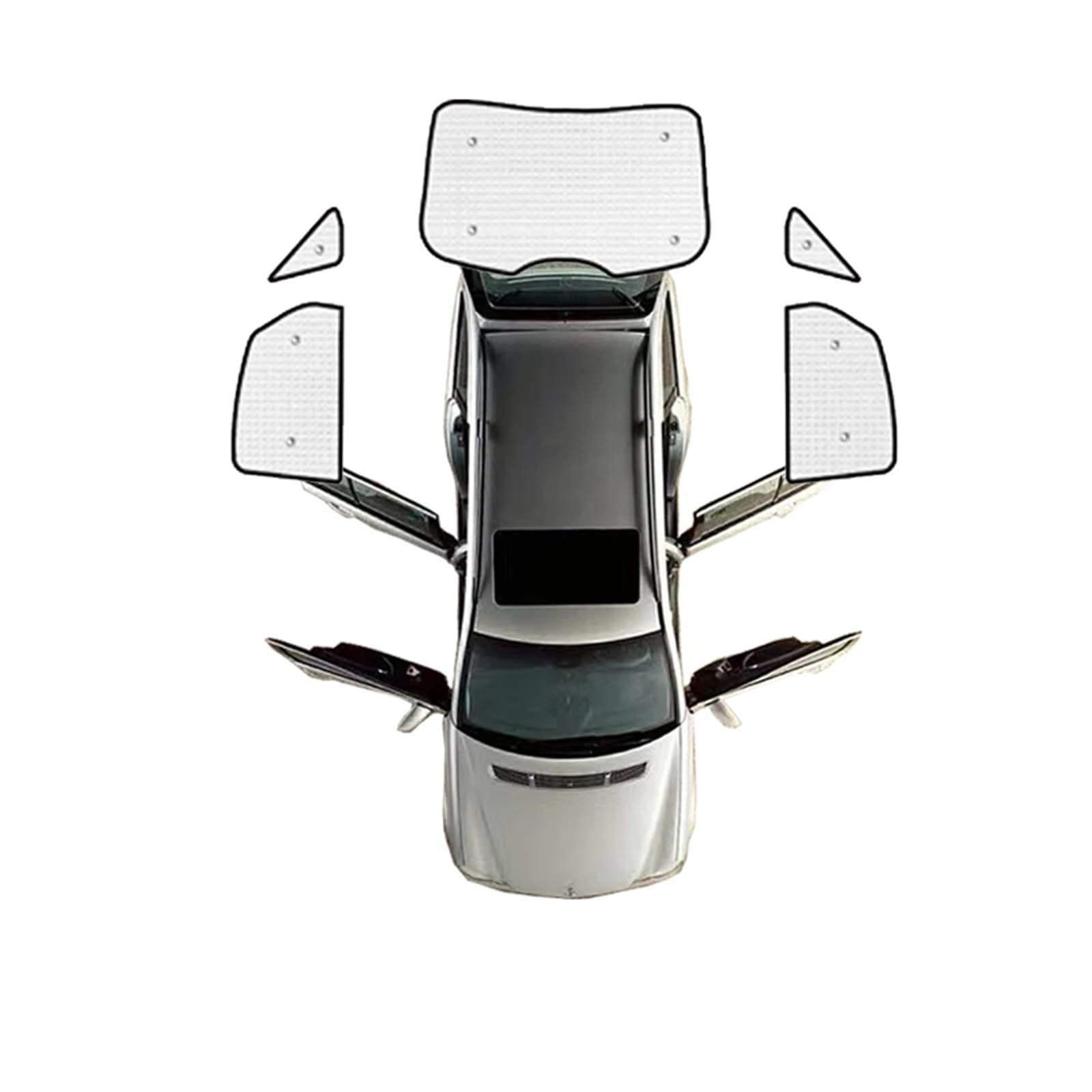 Auto Sonnenschutz Vorhang Für Ford Für Focus 2 II MK2 MK2.5 Fließheck 2005~2011/Auto Vollfenster Sonnenschutz Abdeckung Auto Sonnenschutz Sonnenblenden Anti-UV Auto Sonnenblende(Rear sunshades) von KNWIAUQ