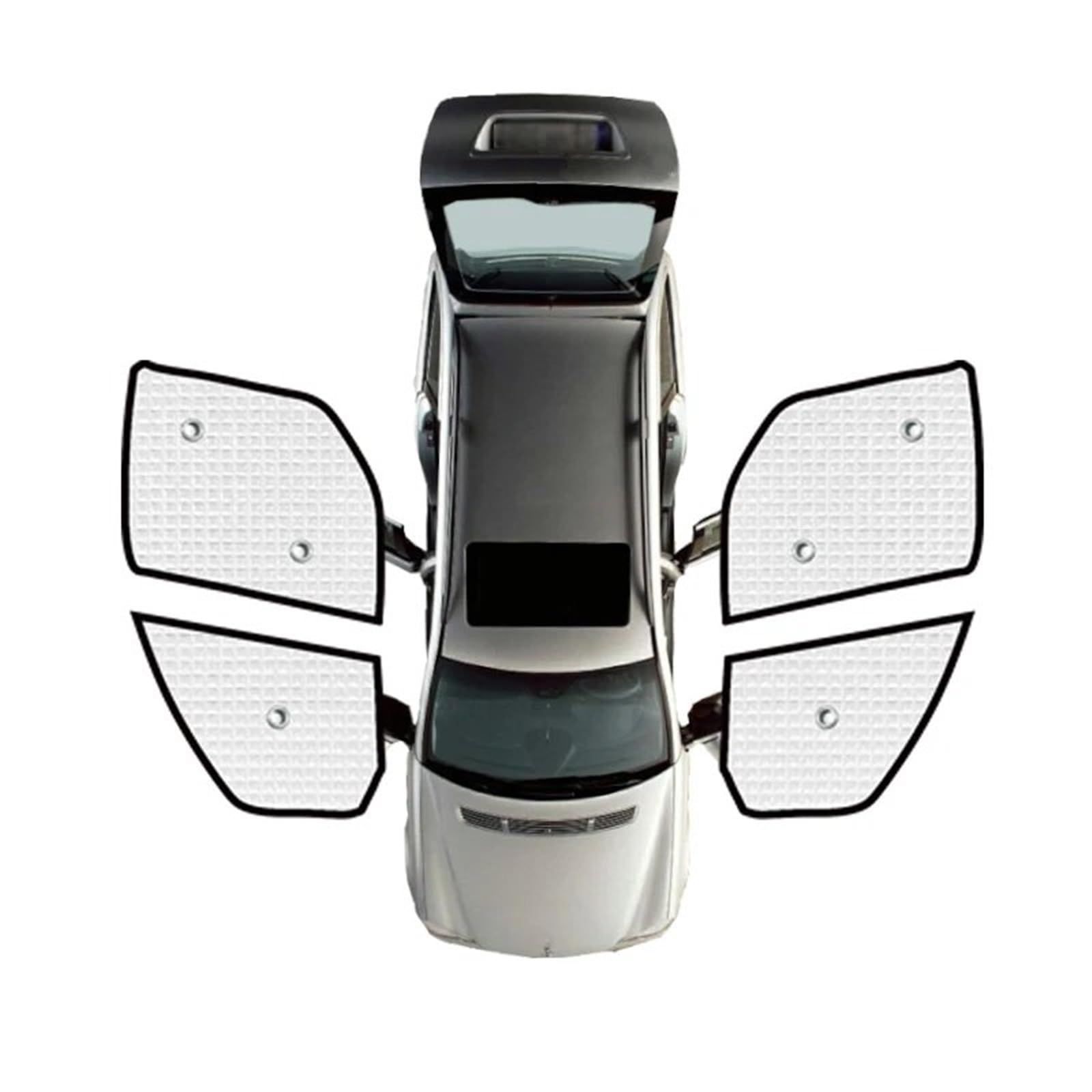 Auto Sonnenschutz Vorhang Für Ford Für Transit Für Custom 2012-2021 / Autofenster Sonnenschutz Windschutzscheiben Sonnenblenden Auto Sonnenschutz Auto Sonnenblende(Rear Windows) von KNWIAUQ