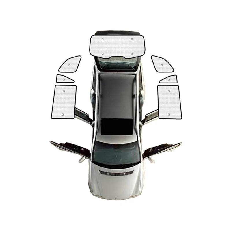 Auto Sonnenschutz Vorhang Für Geely Für Xingyue L 2020 2021 2022 2023 2024/Auto Volle Fenster Sonnenschutz Abdeckung Auto Sonnenschutz Sonnenblenden Anti-uv Auto Sonnenblende(Rear sunshades) von KNWIAUQ