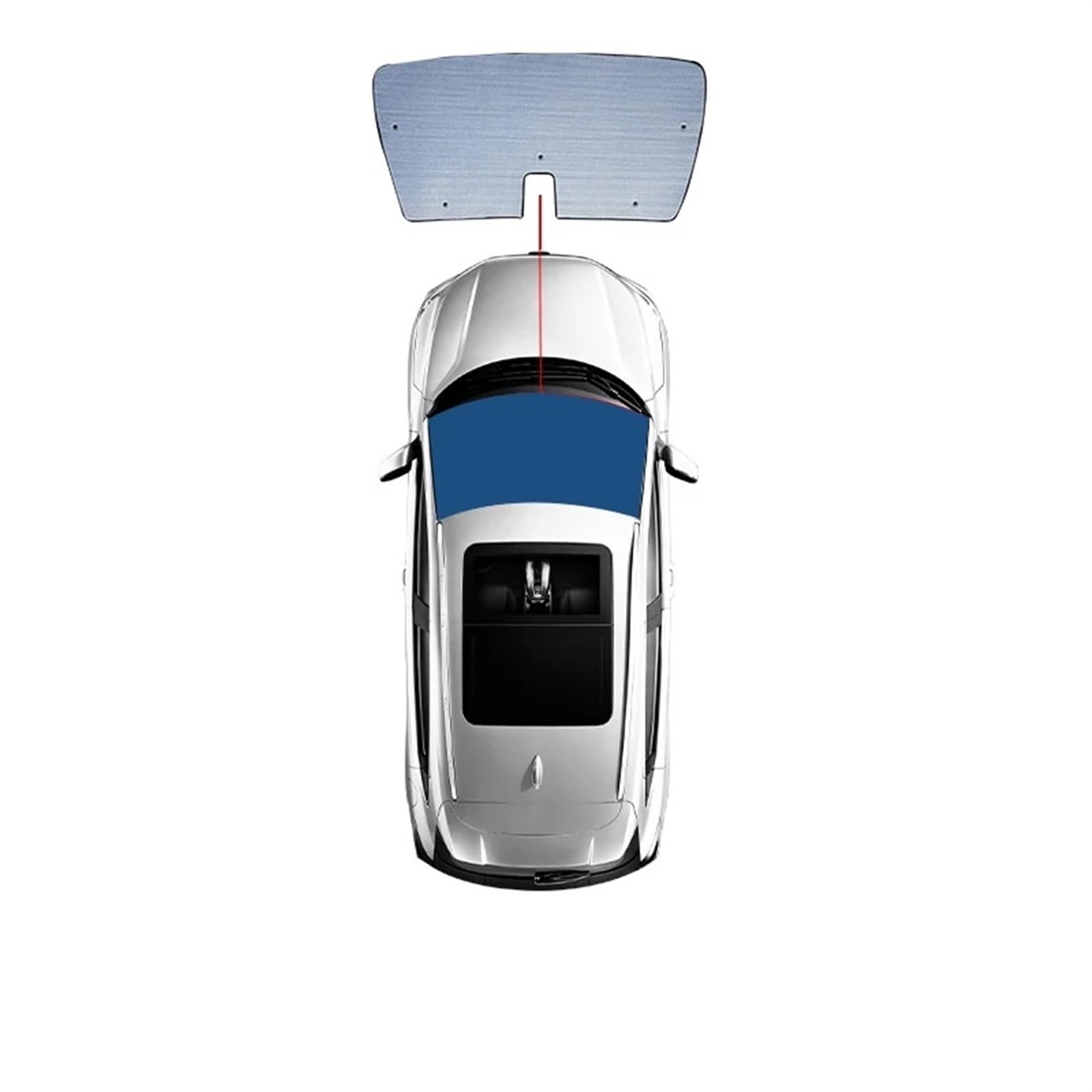Auto Sonnenschutz Vorhang Für Haval Für H6S H6 GT 2022 2023/Auto Sonnenschutz UV Schutz Frontscheibe Abdeckung Auto Fenster Sonnenschutz Schatten Visier Auto Sonnenblende(Front 1pcs) von KNWIAUQ