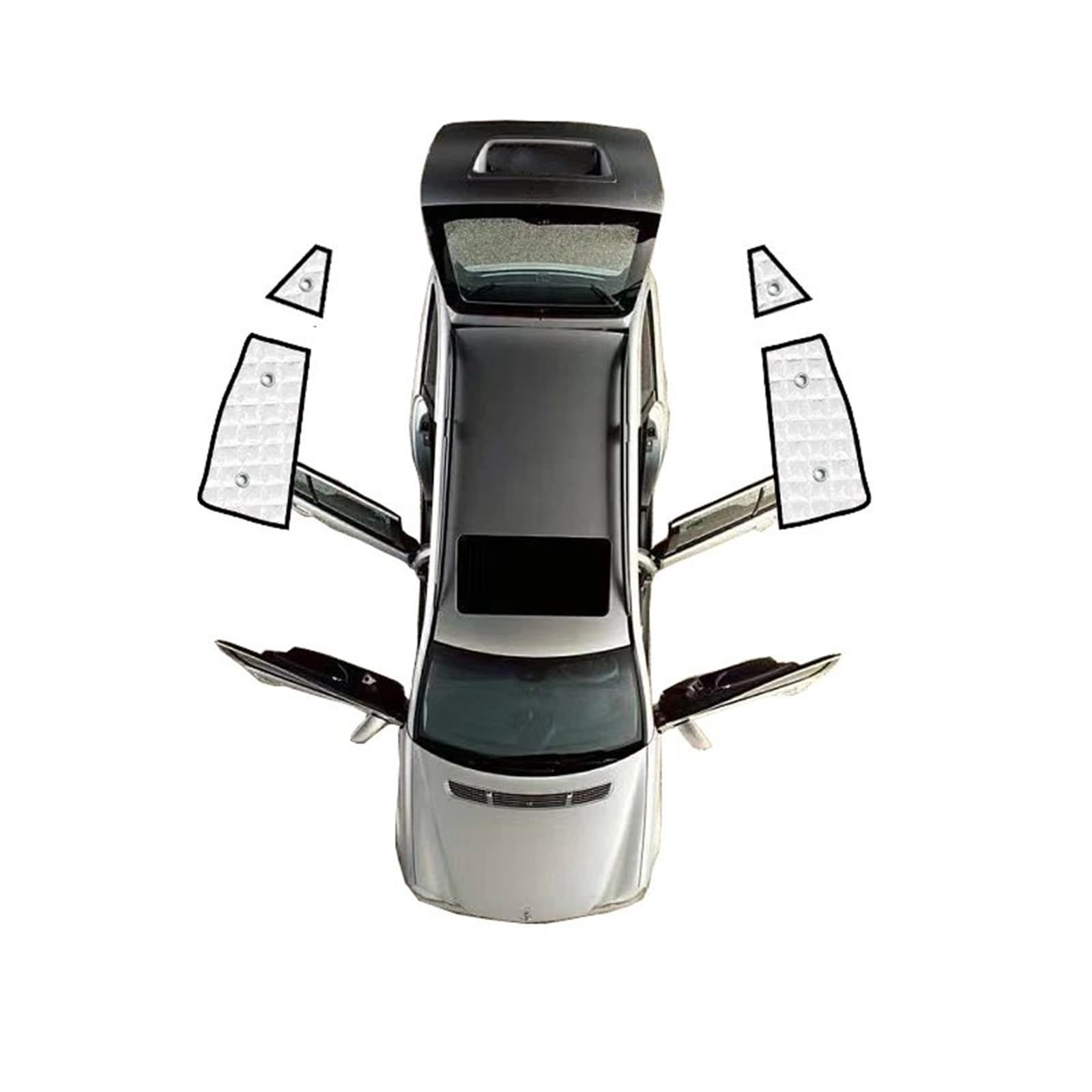 Auto Sonnenschutz Vorhang Für Hyundai Für Elantra 2016 2017 2018 2019 AD/Auto Windschutzscheibe Sonnenschirme Auto Seite Fenster Schatten Anti-UV Auto Sonnenblende(Rear Windows) von KNWIAUQ