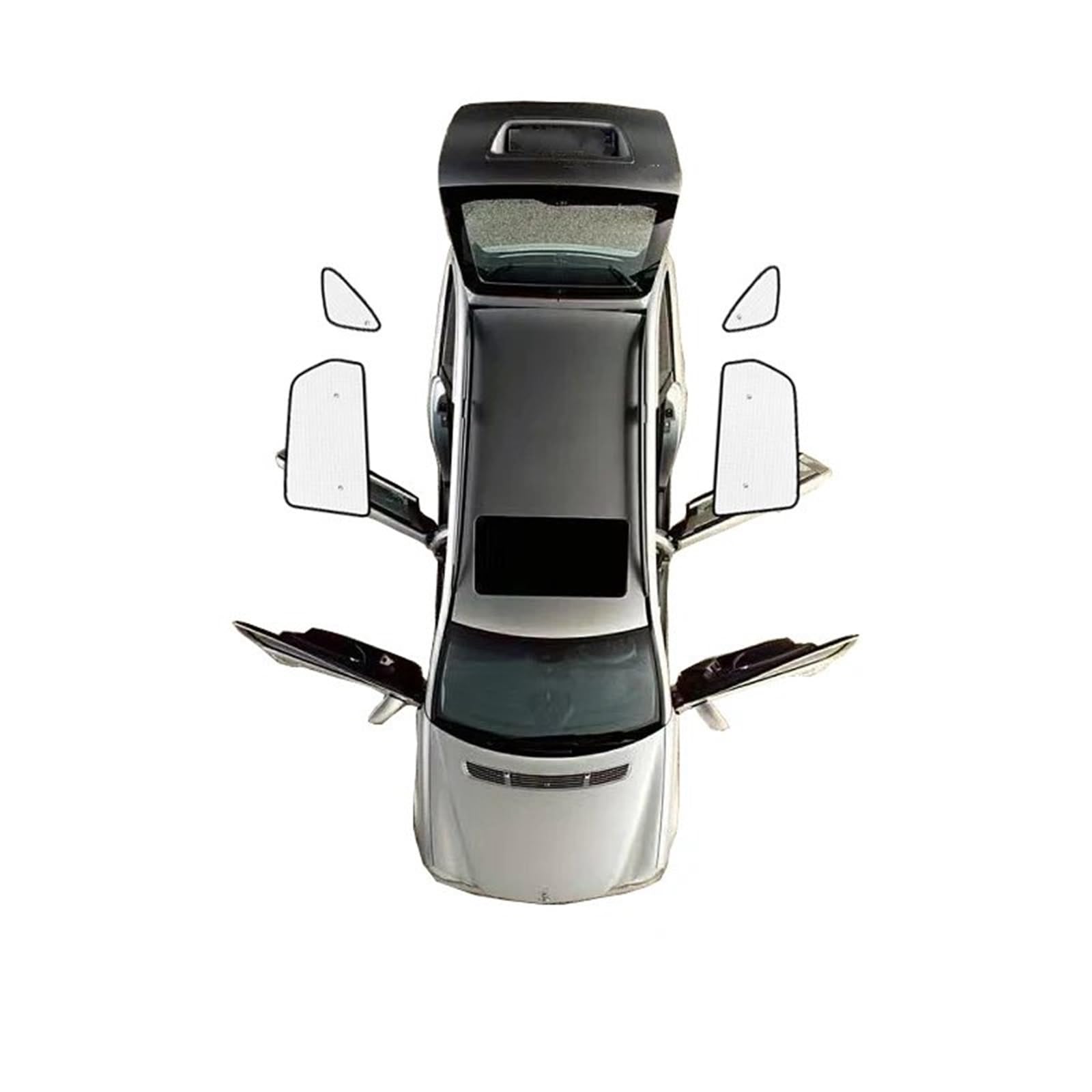 Auto Sonnenschutz Vorhang Für Hyundai Für Tucson NX4 Für LWB 2022 2023 2024/Auto Fenster Sonnenschutz Windschutzscheiben Sonnenblenden Auto Sonnenschutz Auto Sonnenblende(Rear Windows) von KNWIAUQ