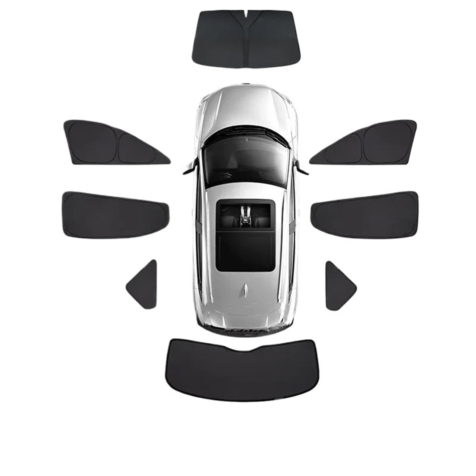 Auto Sonnenschutz Vorhang Für Jeep Für Grand Für Cherokee WK2 2014-2022 / Vollständige Abdeckung Sonnenschutz Auto Fenster Visier Anti-UV Faltbar Auto Sonnenblende(All Windows) von KNWIAUQ