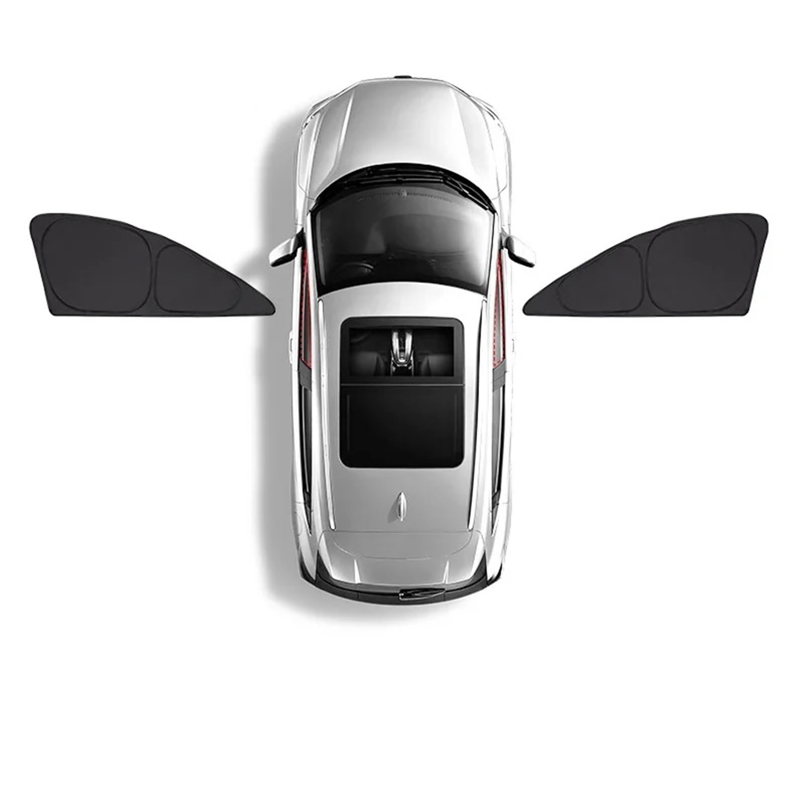 Auto Sonnenschutz Vorhang Für Jeep Für Grand Für Cherokee WK2 2014-2022 / Vollständige Abdeckung Sonnenschutz Auto Fenster Visier Anti-UV Faltbar Auto Sonnenblende(Front Side Windows) von KNWIAUQ