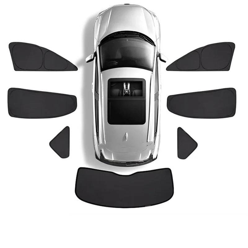 Auto Sonnenschutz Vorhang Für Jeep Für Grand Für Cherokee WK2 2014-2022 / Vollständige Abdeckung Sonnenschutz Auto Fenster Visier Anti-UV Faltbar Auto Sonnenblende(Rear Windows) von KNWIAUQ