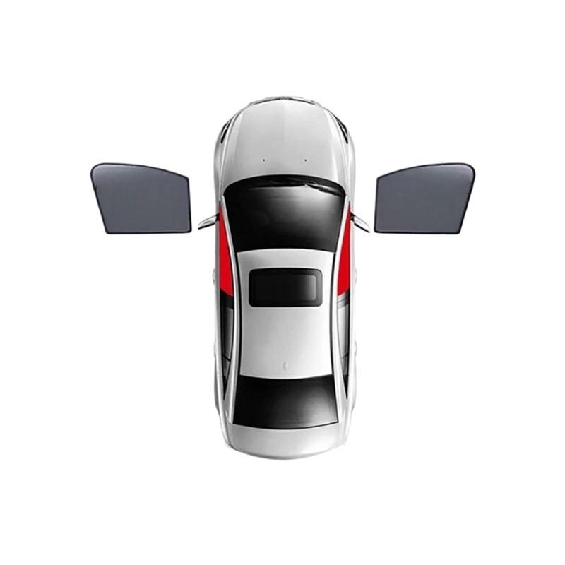 Auto Sonnenschutz Vorhang Für MG 5 SW MG5 EV 2019-2022 Magnetische Auto Fenster Sonnenschutz Frontscheibe Vorhang Hinten Seite Fenster Sonnenschutz Auto Sonnenblende(2PCS Front) von KNWIAUQ
