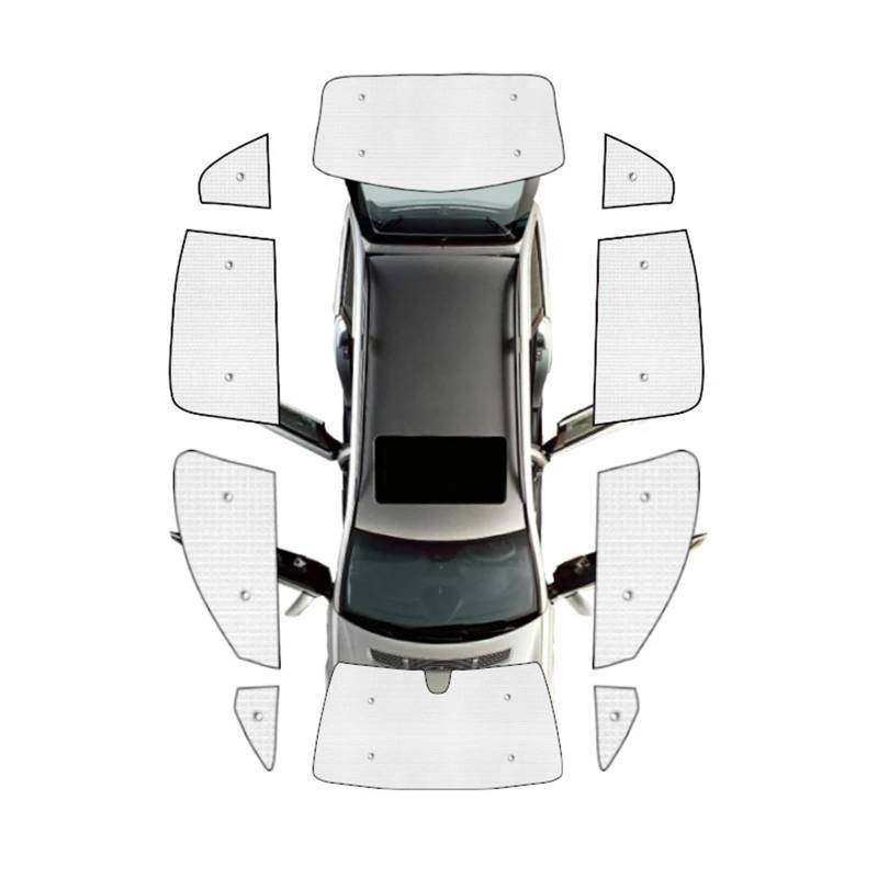 Auto Sonnenschutz Vorhang Für Macan 2014 2015 2016 2017 2018 2019 2020 Für Turbo Für GTS/Volle Fenster Sonnenschutz Auto Windschutzscheibe Sonnenblende Anti-Uv Auto Sonnenblende(Alle Sonnenschirme) von KNWIAUQ