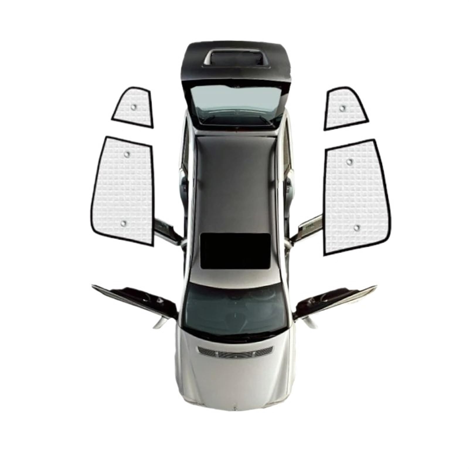 Auto Sonnenschutz Vorhang Für Mazda 3 Für Axela BP Limousine 2019 2020 2021 2022 2023/Volle Auto Sonnenschutz Abdeckungen Fenster Visier Auto Sonnenblende(Rear Windows) von KNWIAUQ